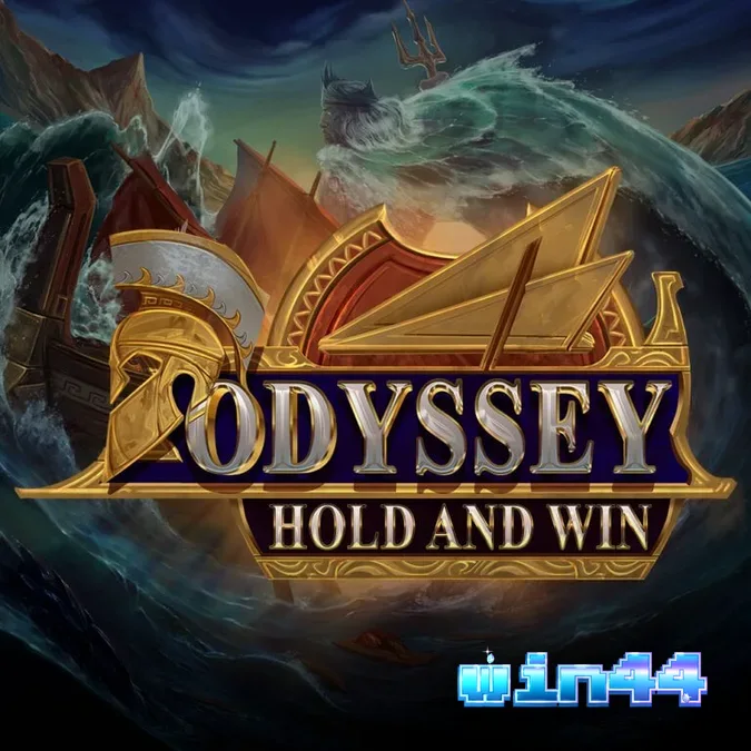 Interface do jogo Odyssey Hold and Win em um dispositivo móvel